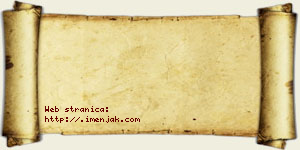 Hana Čičovački vizit kartica